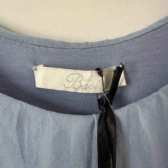 Sundance Baci Whisper of Romance Silk Blue Dress size Small - Picture 8 of 9